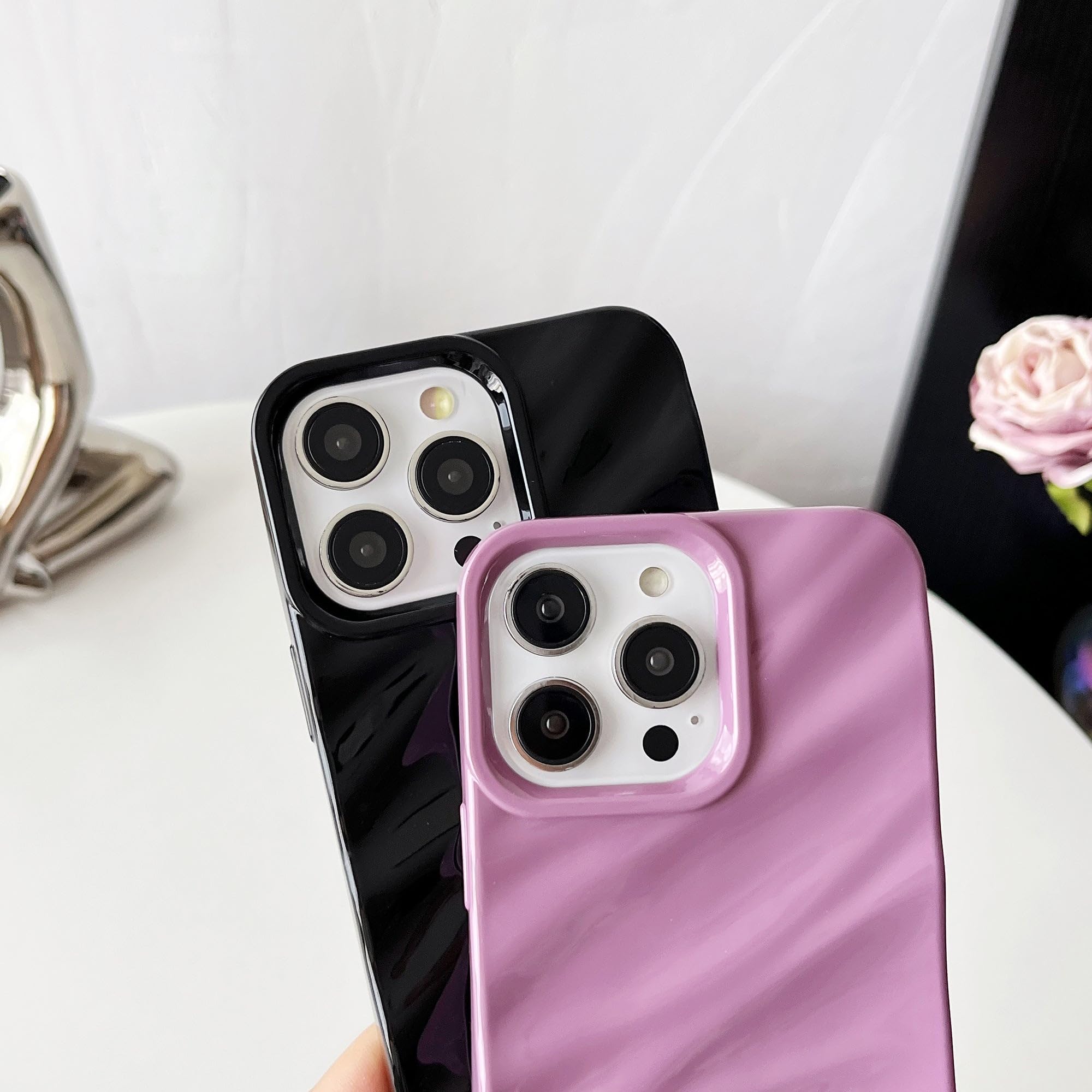 Aazon.co: Caseative For IPhone 13 Pro Ax Case,Water Ripple Pattern