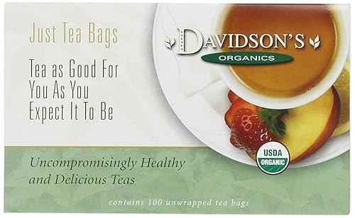 Miniatura 10 de Davidson's Organics, Genmaicha, 100 bolsas de té sin envolver