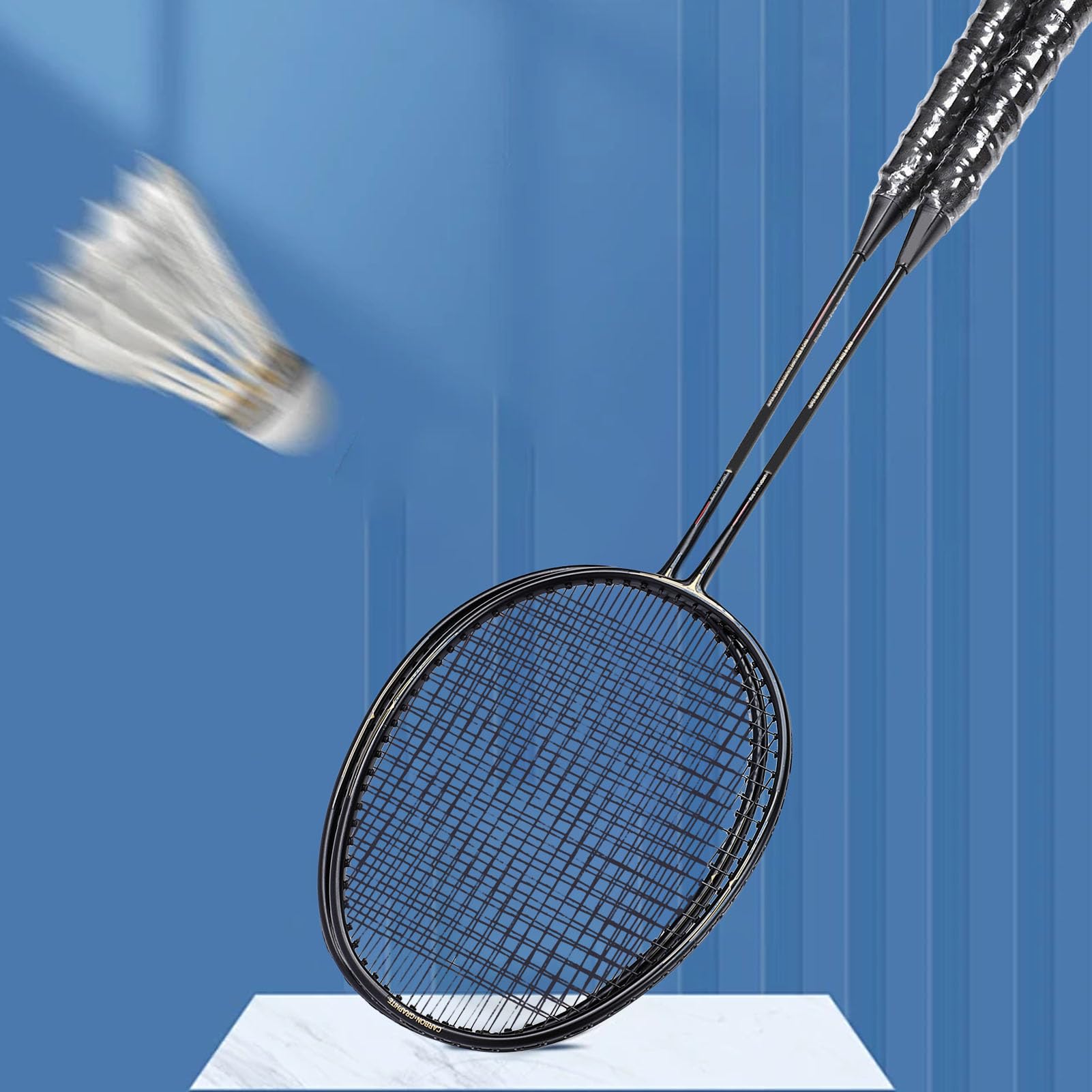 RiToEasysports 1 par de Juegos de Raqueta de Bádminton, Set de Bádminton con Bolsa de Transporte para Patios Traseros