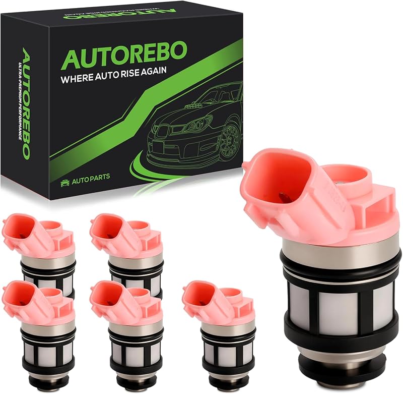 Bicos injetores AUTOREBO para Nissan Frontier Pathfinder Quest Xterra e Mercury Villager V6 – Conjunto com 6