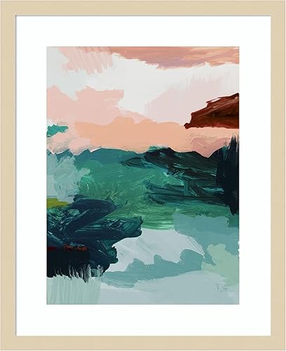 Miniatura 23 de Amanti Art Framed Wall Art Print 25x21 Utopia Art Print by Urban Road, Abstract Wall Art, Modern Contemporary Decor, Medium Poster Painting Artwork