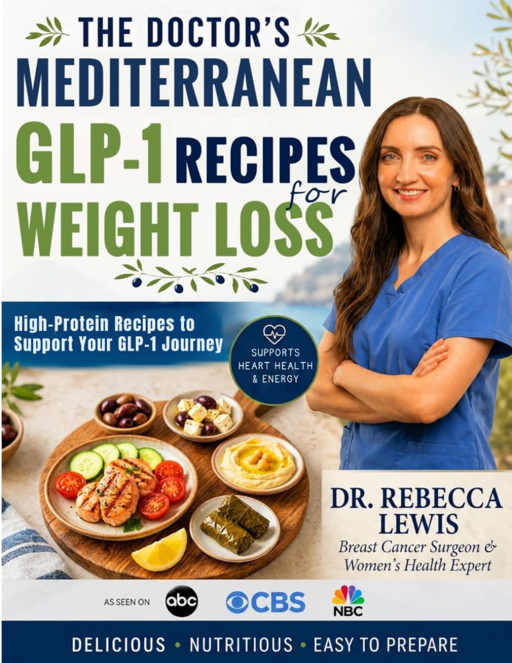 The Doctor's Mediterranean GLP-1 Recipes for Weight Loss: 50 High-Protein Recipes to Support Your GLP-1 Journey (The Mediterranean Diet Series)