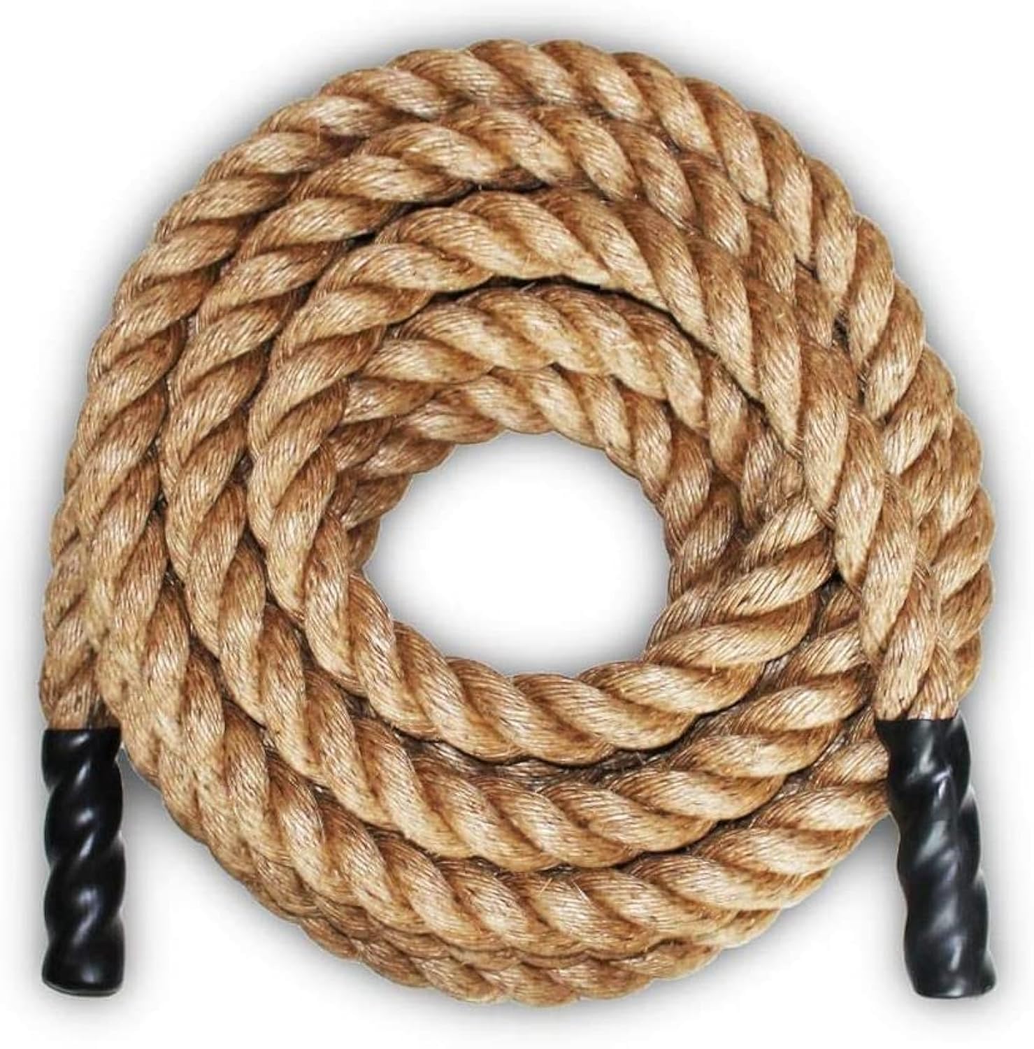 Max Strength- Pulling Rope For Exercise and Fun Game Tug of War Rope Play Game Pulling for Team Building Activities, Natural Rope, Competition Rope, Camping Rope • Climbing Rope 15m