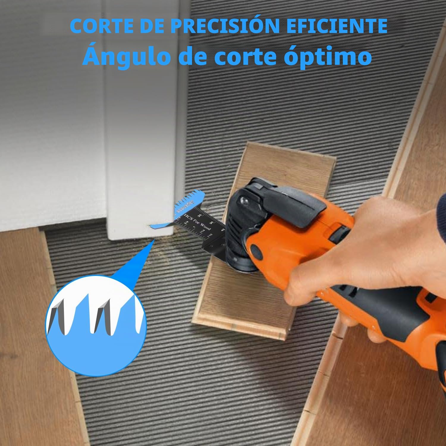 Hojas de Sierra Oscilantes,30pcs Cuchillas Multiherramienta,Accesorios Multiherramienta Universal para Cortar Madera,Clavos,Metal Sierra multifuncion Kit de Hojas de Sierra