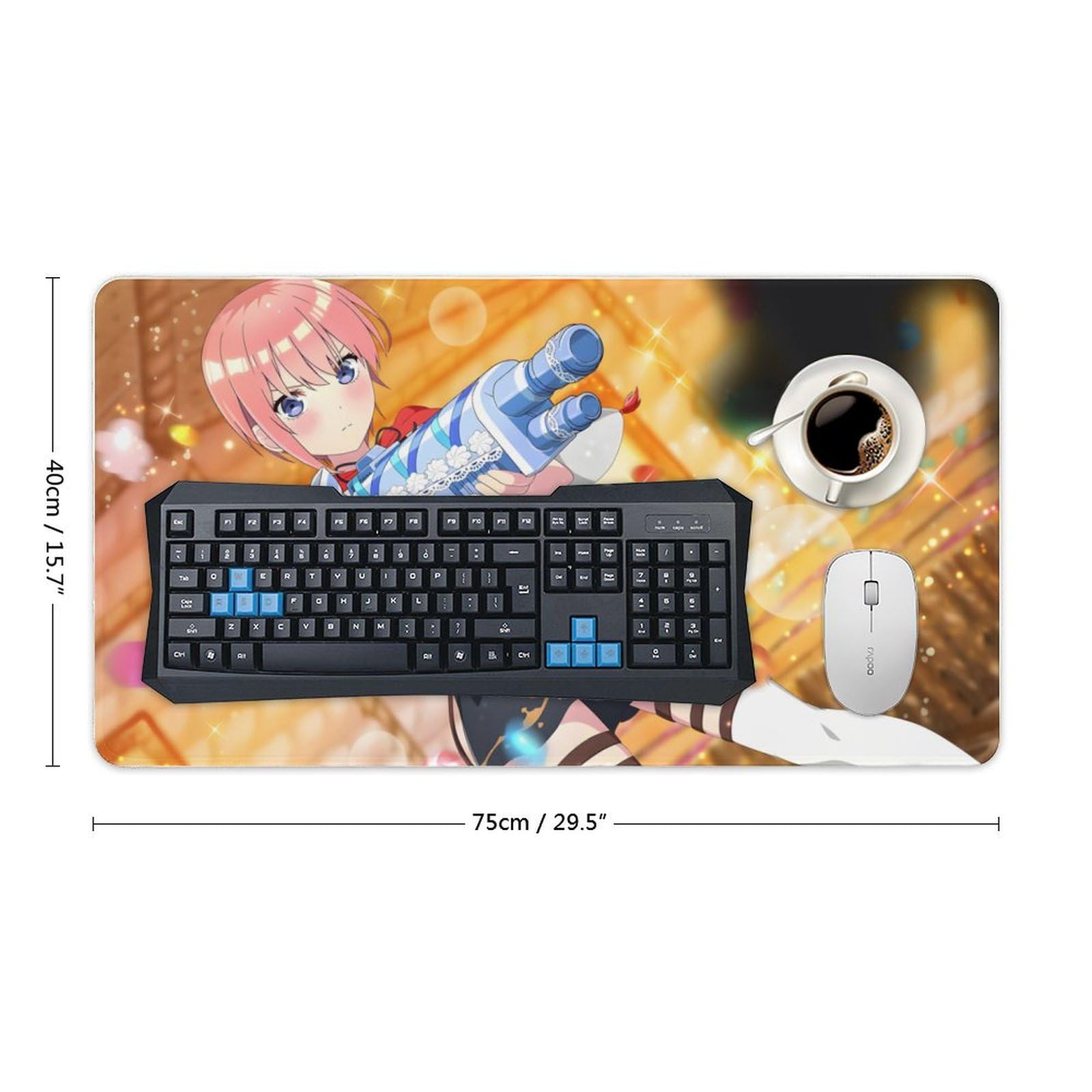 Amazon.co.jp: 五等分の花嫁 中野一花 ゲーミングマウスパッド 大型