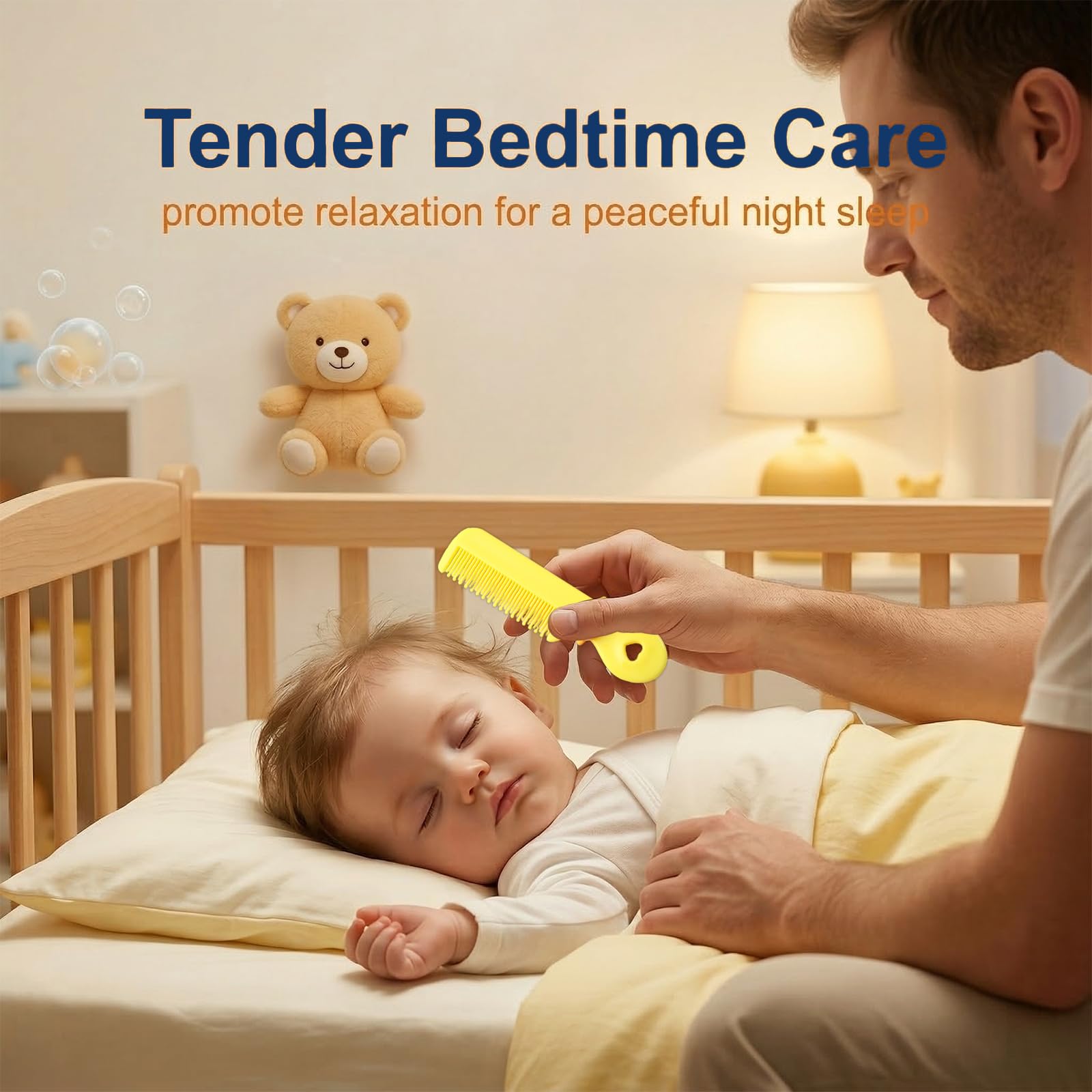 Peigne Croute De Lait Bebe,Peigne Bebe,Brosse Et Peigne Pour Croûtes De Lait,Brosse En Silicone Pour Le Bain De Bébé,Peigne à Cheveux Pour Bébé Sensoriel Doux Avec Poils Doux Outil De Bain,Jaune