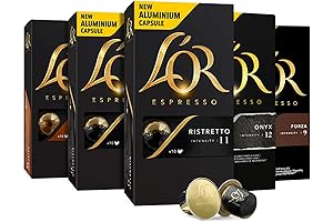 L'OR Espresso Capsules: Intense 50-Count Variety Pack for Nespresso and L'OR Barista Machines