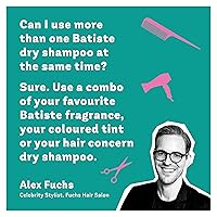 Vista 8 de Batiste Champú Dry Blush, 6.73 onzas, paquete de 6