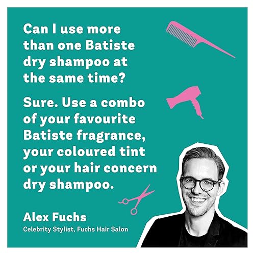 Miniatura 8 de Batiste Champú Dry Blush, 6.73 onzas, paquete de 6