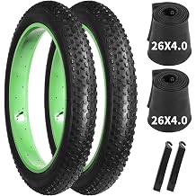 yeesport 2 Pack 26x4.0 Fat Bike Tires 26x4 E-Bike Folding Tire Set 100-559