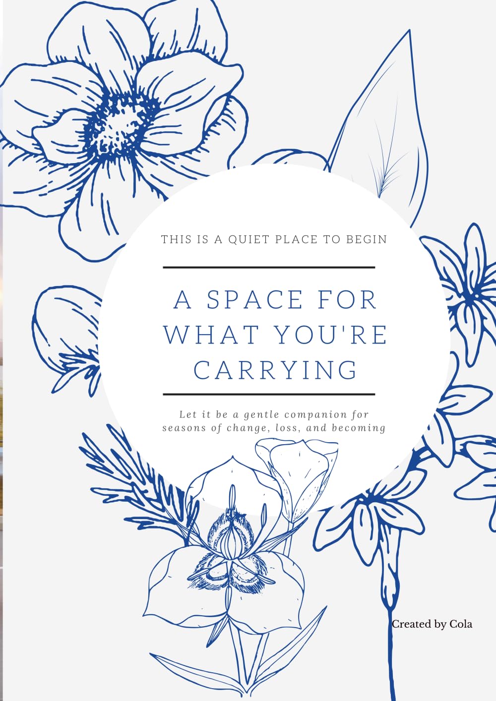 A Space for What You're Carrying: A gentle companion for seasons of change, loss, and becoming