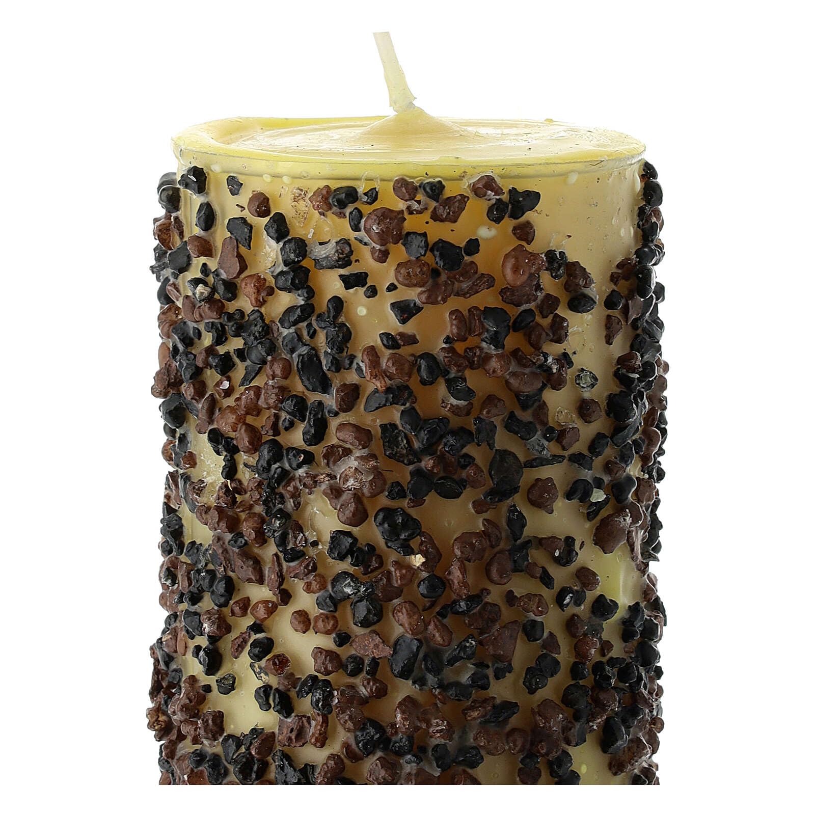 Votive Candle, Saint Benedict, Incense, 14 cm