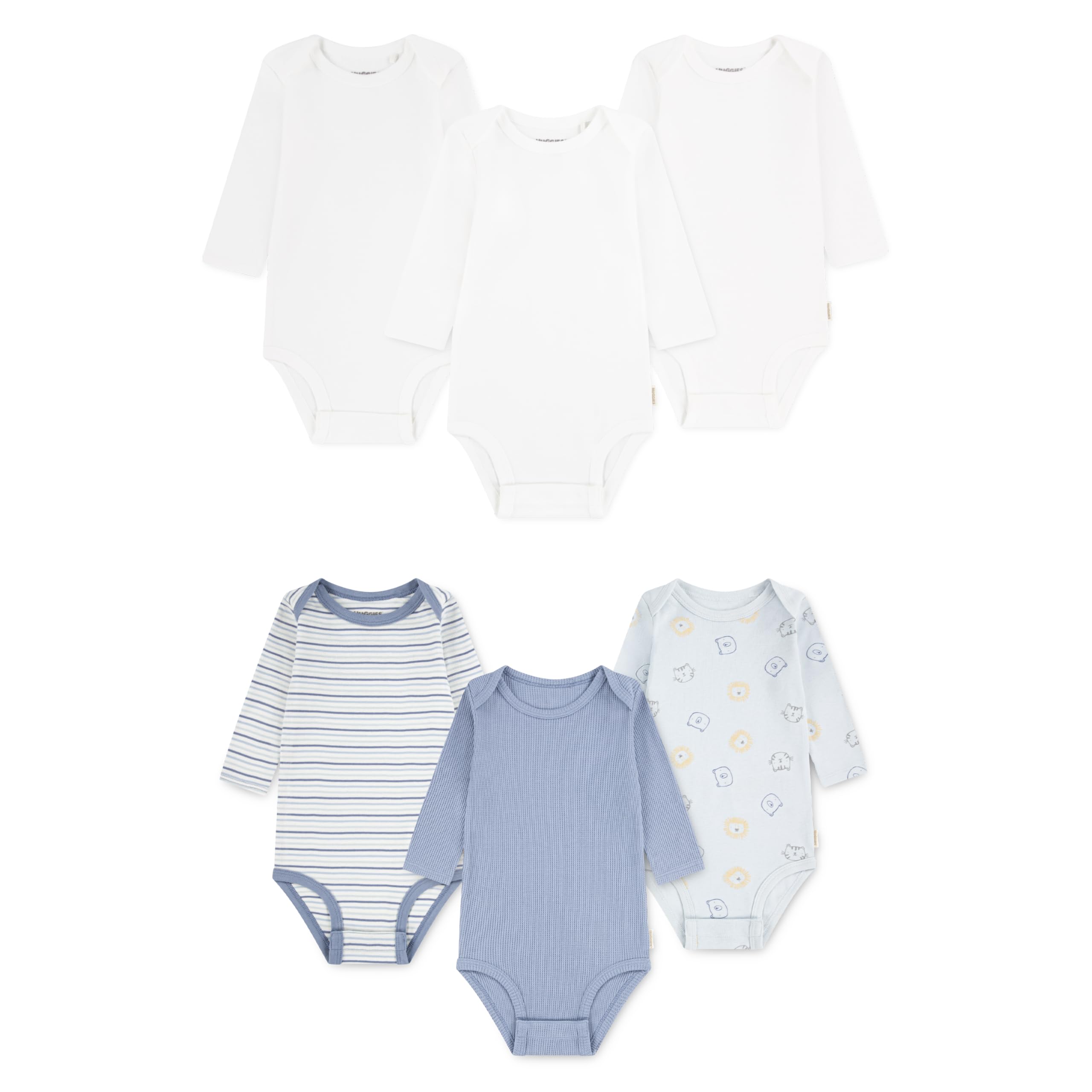 Set di 6 Body a Maniche Lunghe Huggies Babywear