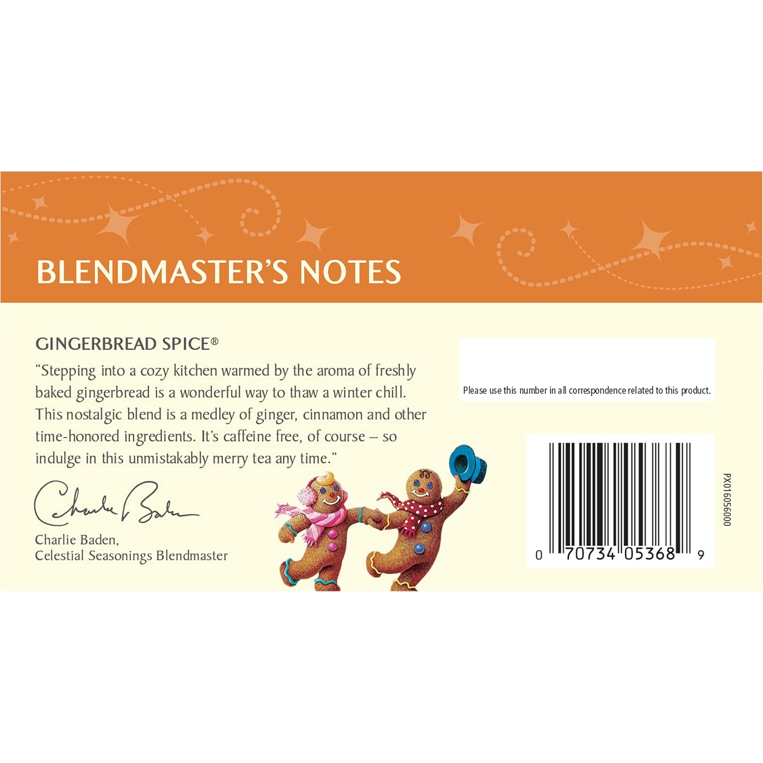 Celestial Seasonings Herbal Tea, Gingerbread Spice, 18 tea bags (Pack of 6)