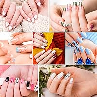 Vista 5 de Juego de 3 pinceles de limpieza de esmalte de uñas, cepillos de uñas redondos y angulares para limpieza de uñas, cepillo removedor de esmalte