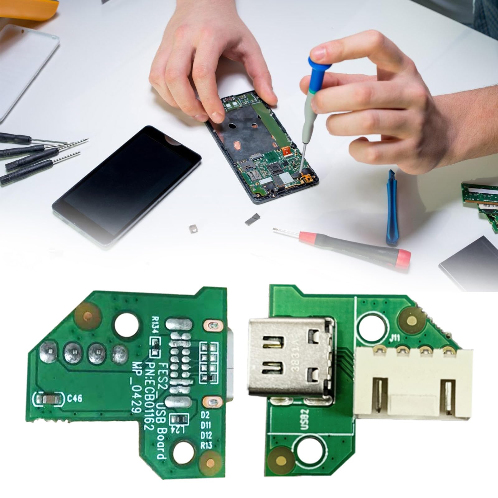 Porta di ricarica USB di tipo C, scheda di alimentazione, accessori per circuito, H 12022, scheda di collegamento di alimentazione per altoparlanti FLIPSE 2, strumento di riparazione