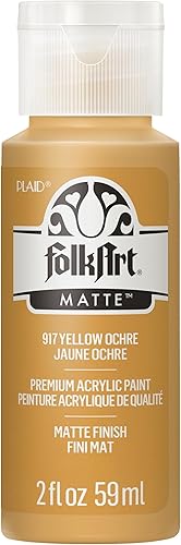 Vista 330 de FolkArt 462 - Pintura acrílica en varios colores (2 oz), color sombra quemada (Burnt Umber)