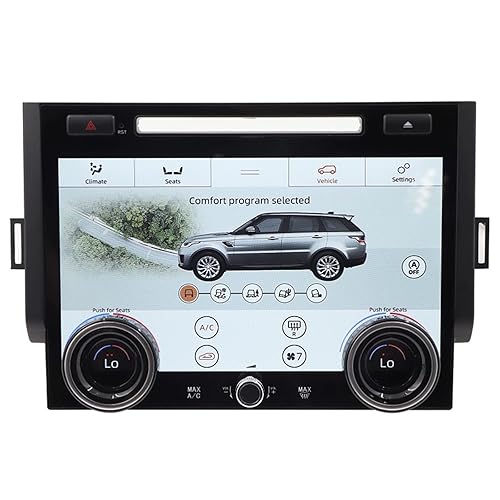 Pantalla táctil LCD de 10 pulgadas, aire acondicionado, control de clima, panel de CA para Land Rover Range Rover Sport L494 2013-2017, versión