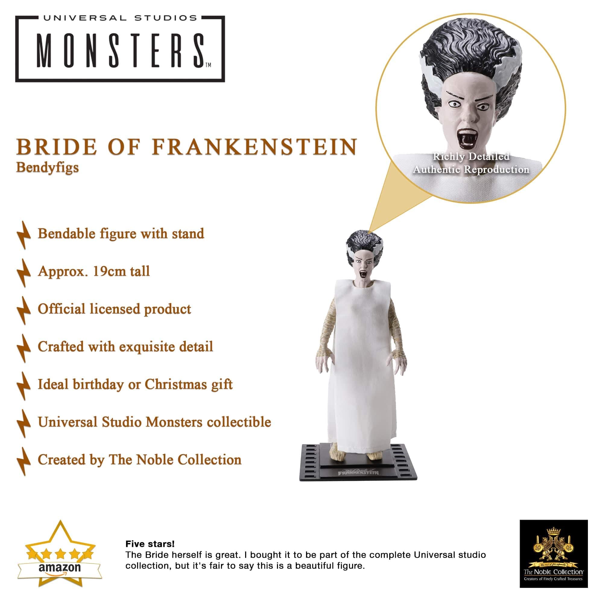 Amazon.com: BendyFigs The Noble Collection Universal Monsters