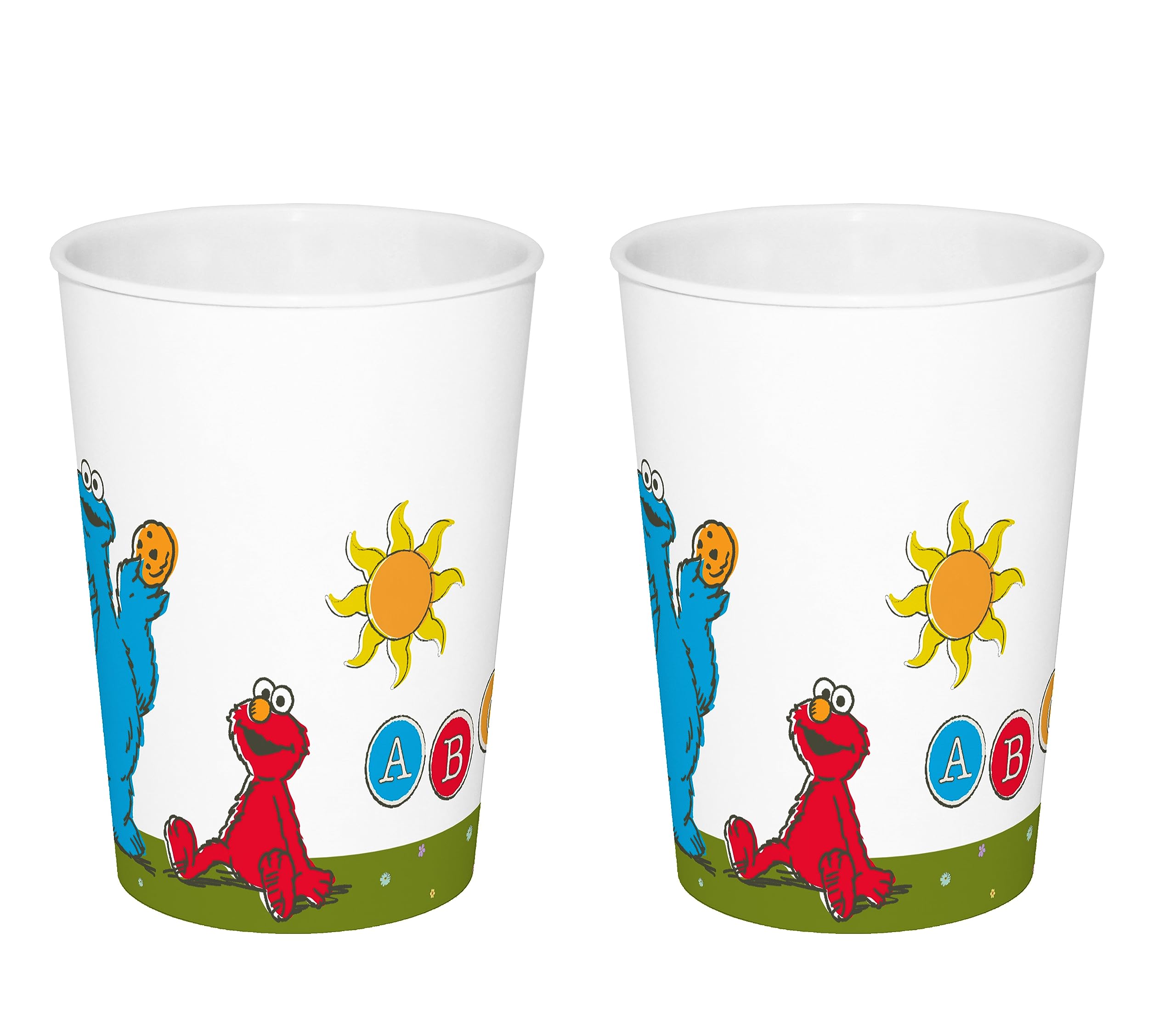 infinite by GEDA LABELS Sesame Street Vintage Kids Drinking Cups PP Set of 2