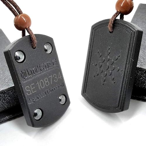 Miniatura 2 de Collar para mujer con colgante de nombre de piedra de energía muy volcánica, con iones negativos, hermosos collares y colgantes (A, talla única)