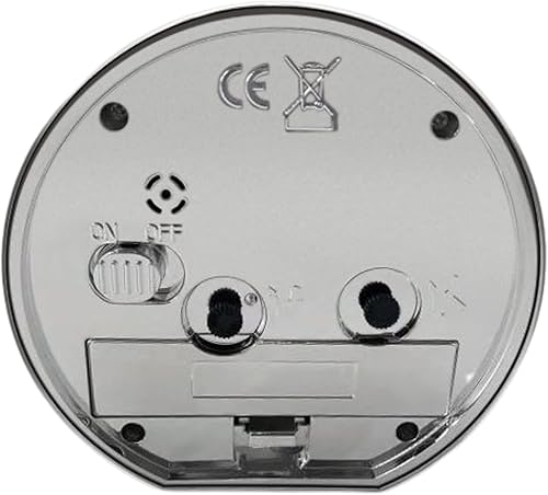 Miniatura 5 de Reloj despertador retro silencioso Sputnik Satellite que brilla en la oscuridad, sin tictac, decoración del espacio exterior, verdeamarillo con