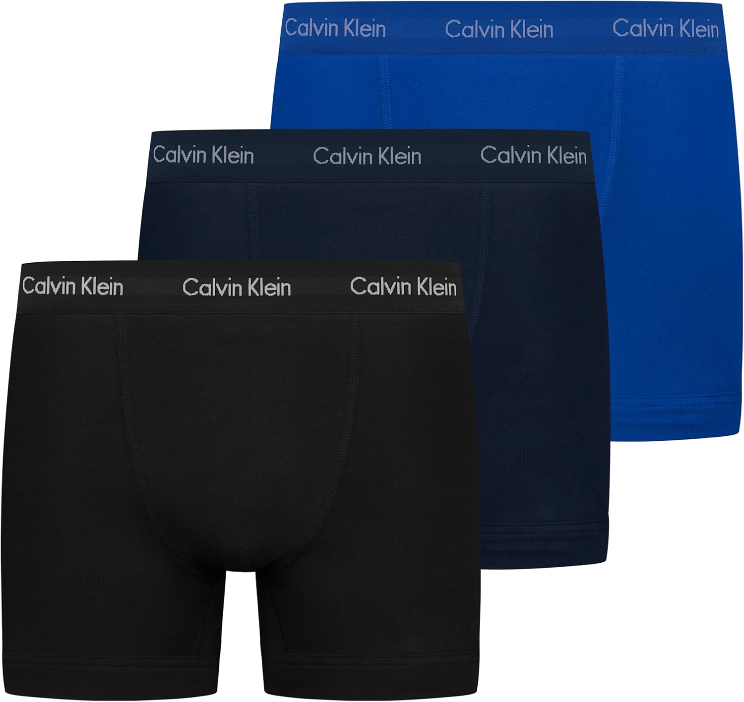 Calvin Klein Men’s 3 Pack Trunks with Logo Waistband — image 28
