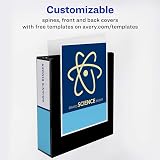 Avery(R) Durable View 3 Ring Binder, 3 Inch EZD Rings, 1 Black Binder (09700) – view 3