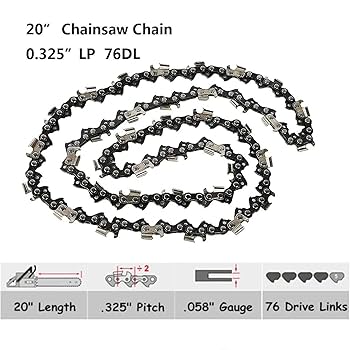 Amazon.com: ZLIANGQ 20 inches Chainsaw Chain Replaces Blue