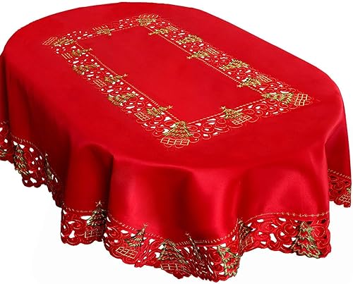 Miniatura 10 de Grelucgo - Mantel para árbol de Navidad bordado