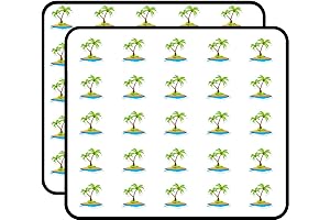 Island with Palm Trees Sticker