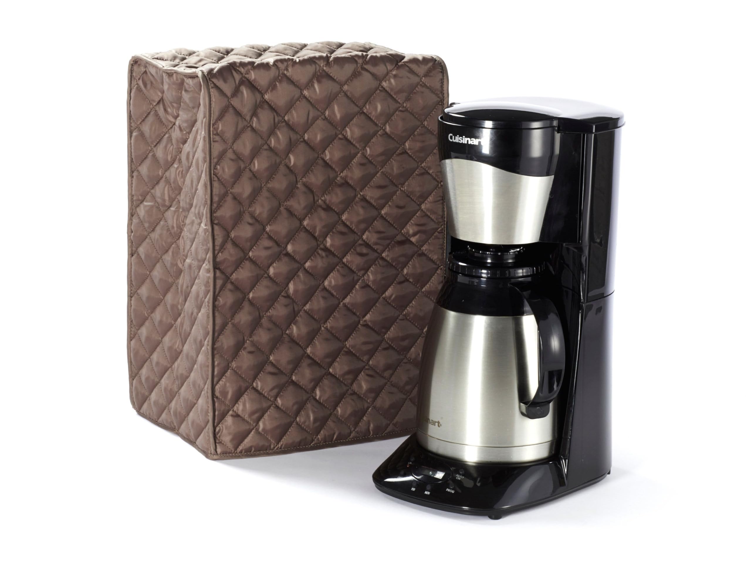 Covermates Coffee Maker Cover, 15"W x 11"D x 18"H, Bronze