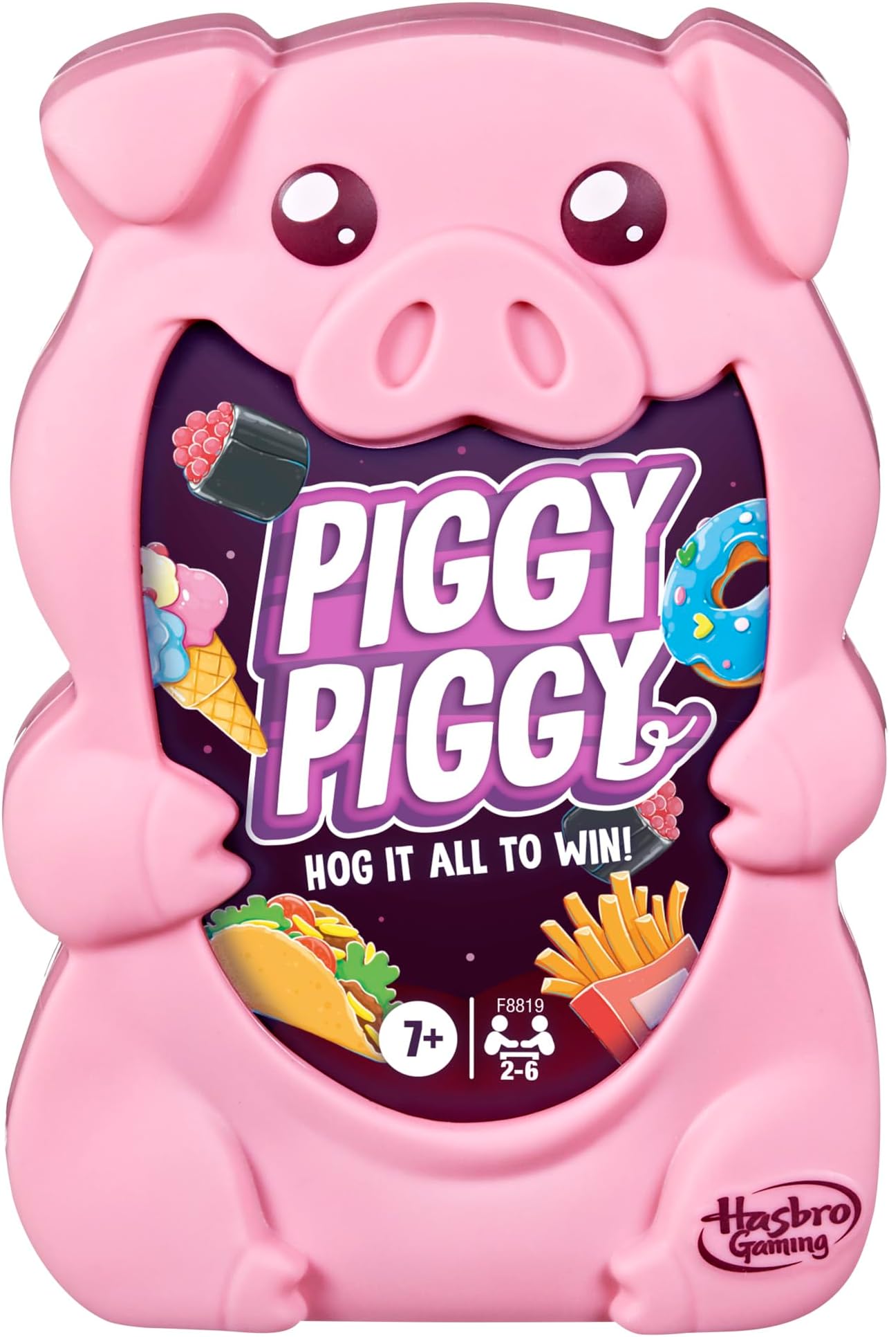 Piggy Piggy Card Game, Family Games for Children and Adults, Fun Strategy Game for 2-6 Players