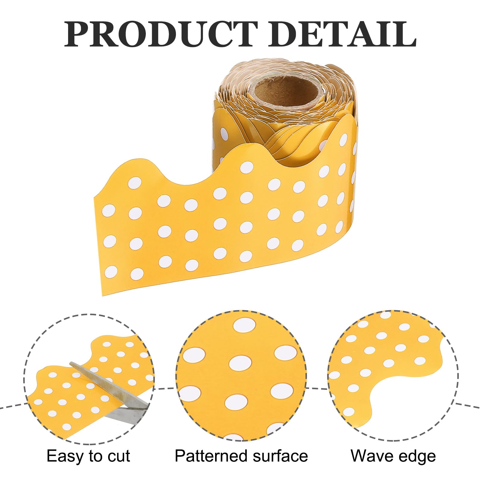 PATIKIL Dots Bulletin Board Border - Image 3