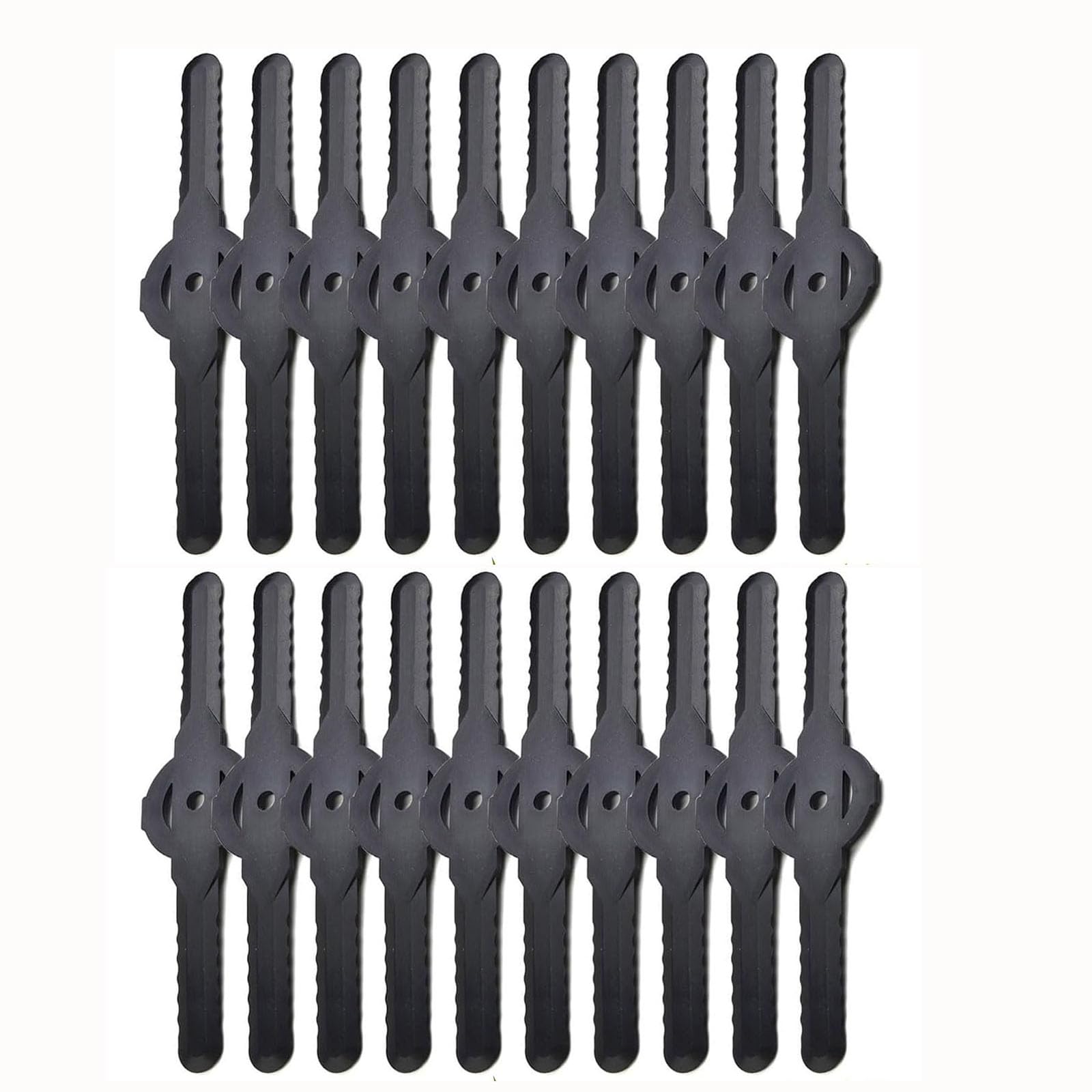 Weed Eater Cordless Fittings, Edger Lawn Tool Accessory, Lawn Mower Weed Eater Blades for Brush Cutter, Trimmer, Weed Wacker (20Pcs Plastic Blade)