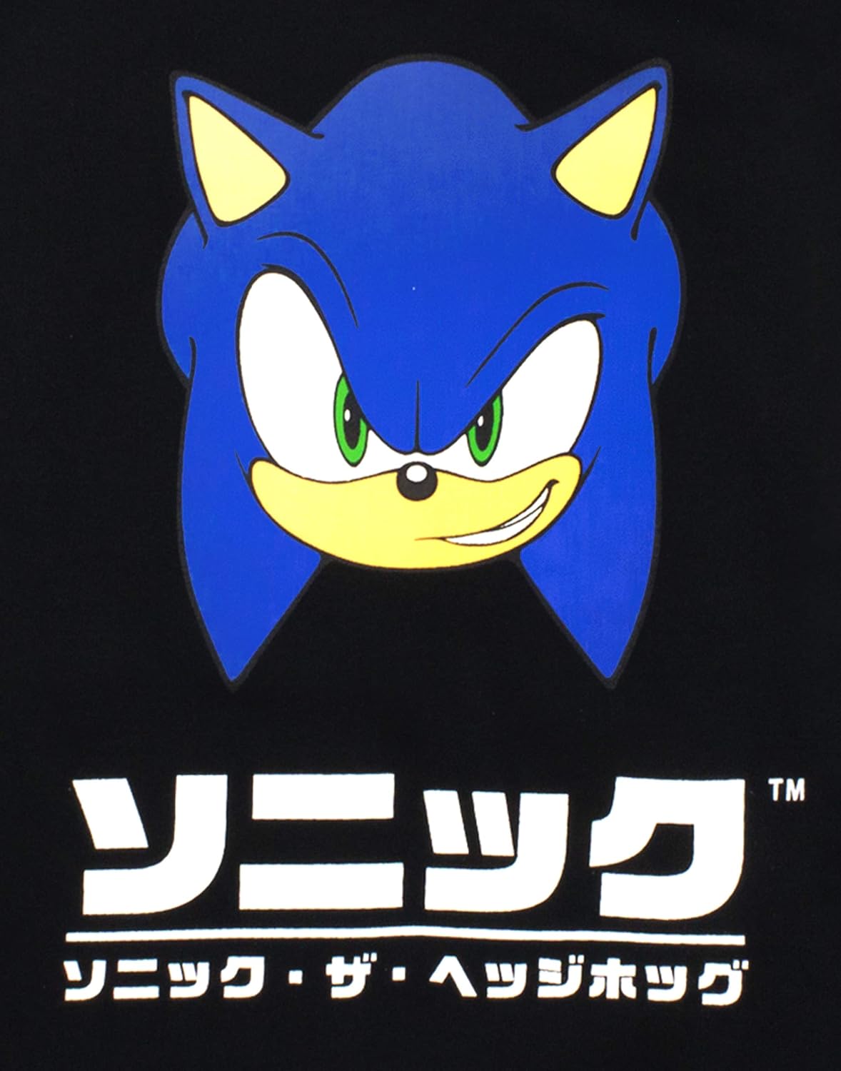 Sonic The Hedgehog Hoodie For Kids Japanese Gamer Black Sweater