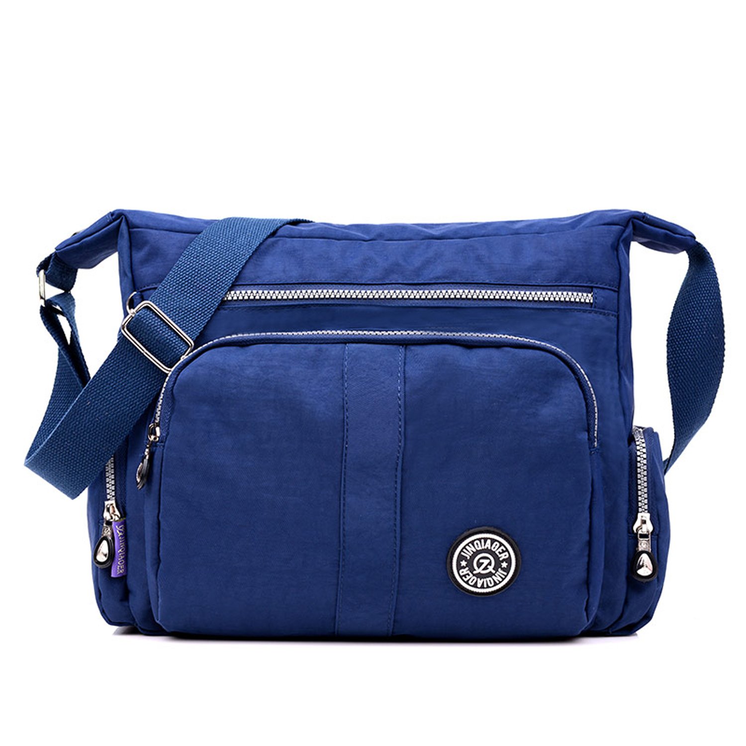 Foino Women Messenger Bag Lightweight Cross Body Bag Casual Shoulder Bag Travel College Side Bag Waterproof Bookbag for Sport โ image 1