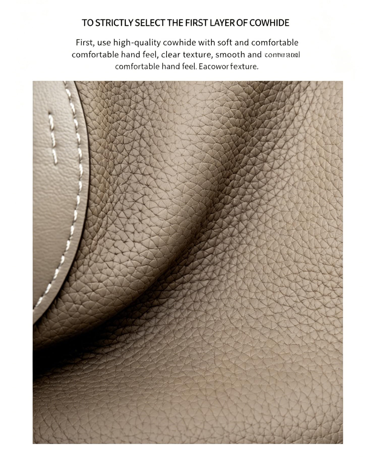 Premium Full Grain Togo Leather Bucket Bag, Women's Crossbody & Top Handle Tote, Small Satchel Purse with Detachable Strap