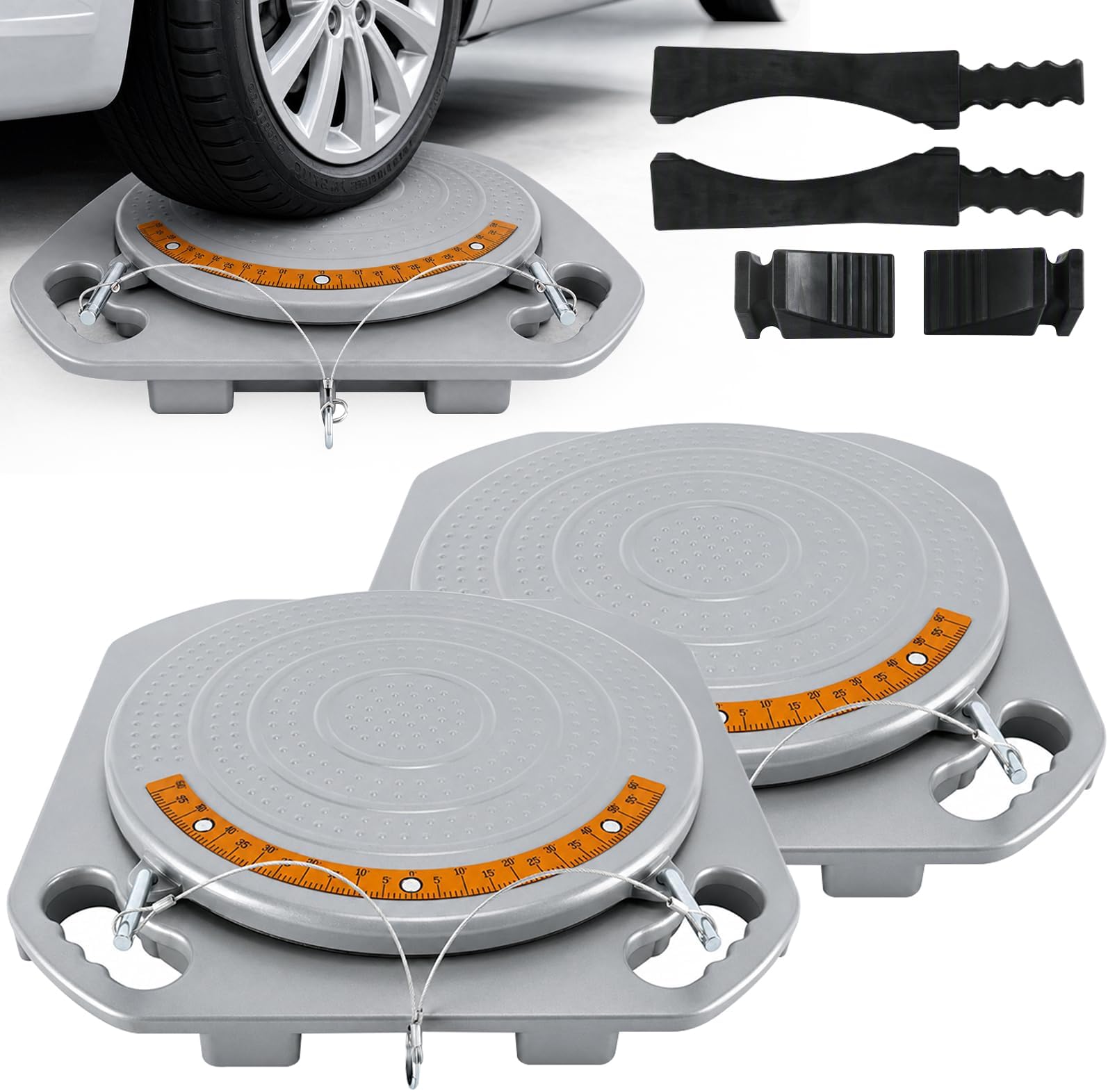8MILELAKE Car Truck Front End Wheel Alignment Turn Plate