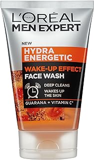 Wake-up Effect Face Wash 100ml, Hydra Energetic Face Wash With Vitamin C*, for Dull and Tired-Looking Skin, Cleanses Pores and Energises Skin