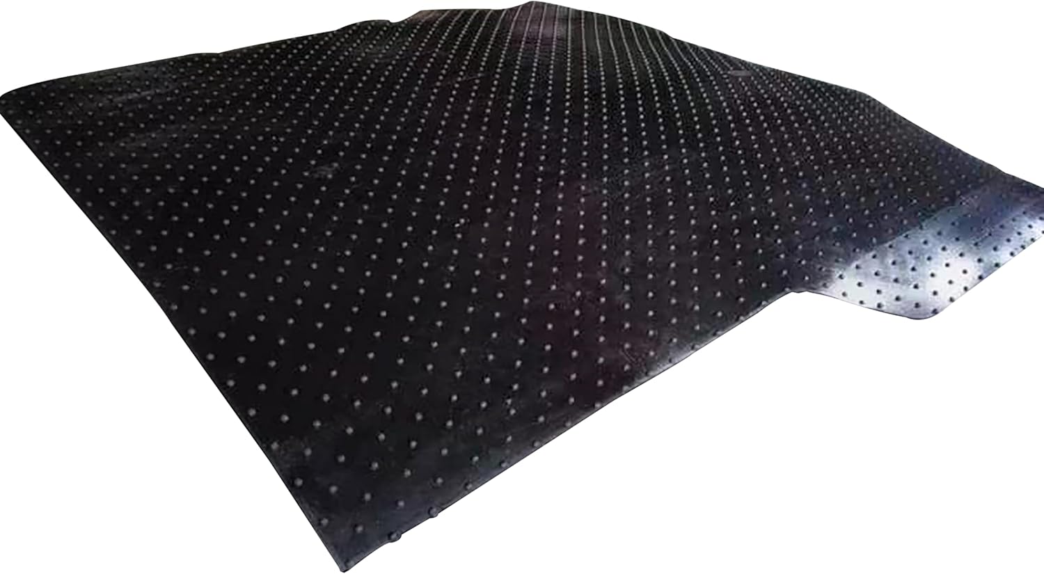 Black Horse TOTALINER 6mm Heavy Duty Rubber Anti-Skid Bed Mat Rug Liner Compatible with 2020-2025 Jeep Gladiator -BMJE01B