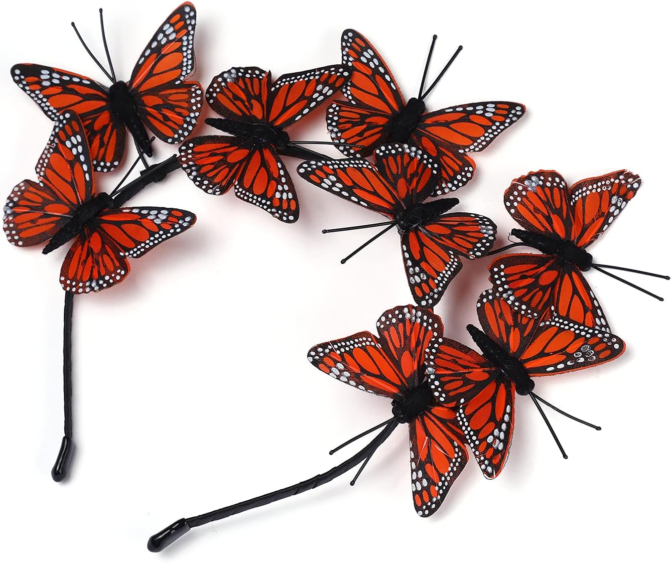 Coucoland Butterfly Fascinator Hat Derby Fascinators Boho Style Headband Butterfly Headpiece - Image 3