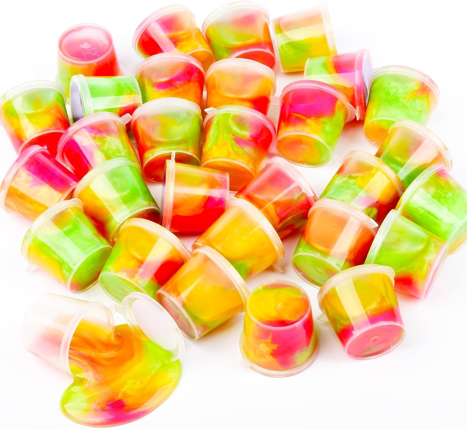 30 Pack Galaxy Slime Party Favors, Non-Sticky Stretchy Putty - Stress Relief Toys for Kids, Classroom Rewards, Space & Birthday Party Supplies