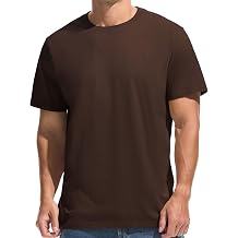 VEIISAR Mens T-Shirt 210 GSM Medium Weight 100% Cotton Pre-Washed - Soft & Comfortable Fabric Classic Basic T-Shirt
