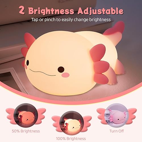 Miniatura 4 de YuanDian Luz Nocturna de Ajolote, Regalo para Adultos, Adolescentes y Bebés. Decora el Dormitorio de los Niños con Lindas Luces Nocturnas de Ajolote