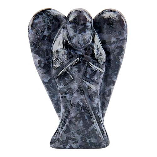 Miniatura 153 de Estatua de ángel de angelita de 2 pulgadas, hermosa piedra preciosa de ángel de la guarda, ángel de cristal natural, tallados a mano para promover