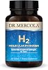Dr. Mercola H2 Molecular Hydrogen - Supports Healthy Aging, Cellular Energy & Brain Health - with Elemental Magnesium - GMO-Free, Gluten-Free & Soy-Free - 30 Tablets (30 Servings)