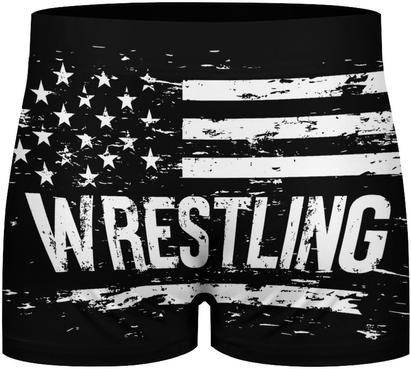 U.S.A Flag Wrestling Men's Underwear Boxers Briefs for Men Stretch Shorts