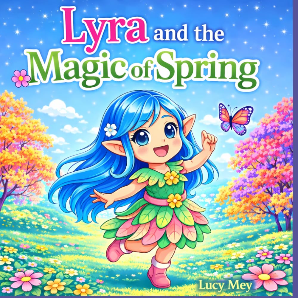 Lyra and the Magic of Spring: A Cozy Spring Coloring Book