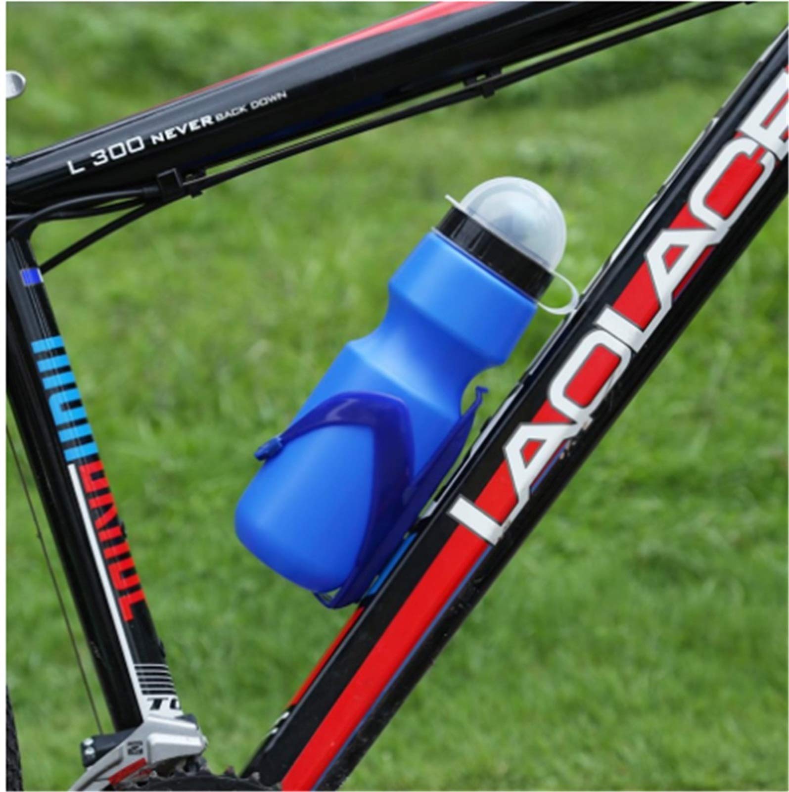 Borraccia da Bicicletta Portatile da 650 ml per Bici da Bicicletta, Ciclismo, Sport, brocca, Bottiglia d'Acqua Fai da Te, con Supporto